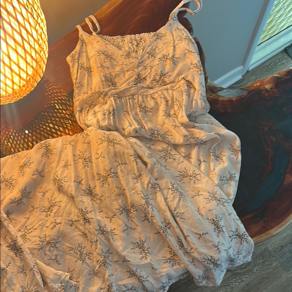 Roxy Floral Cream Dress